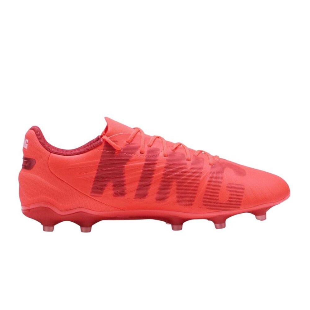 Puma Mens King Match Firm Ground Football Boots / Silver/Black